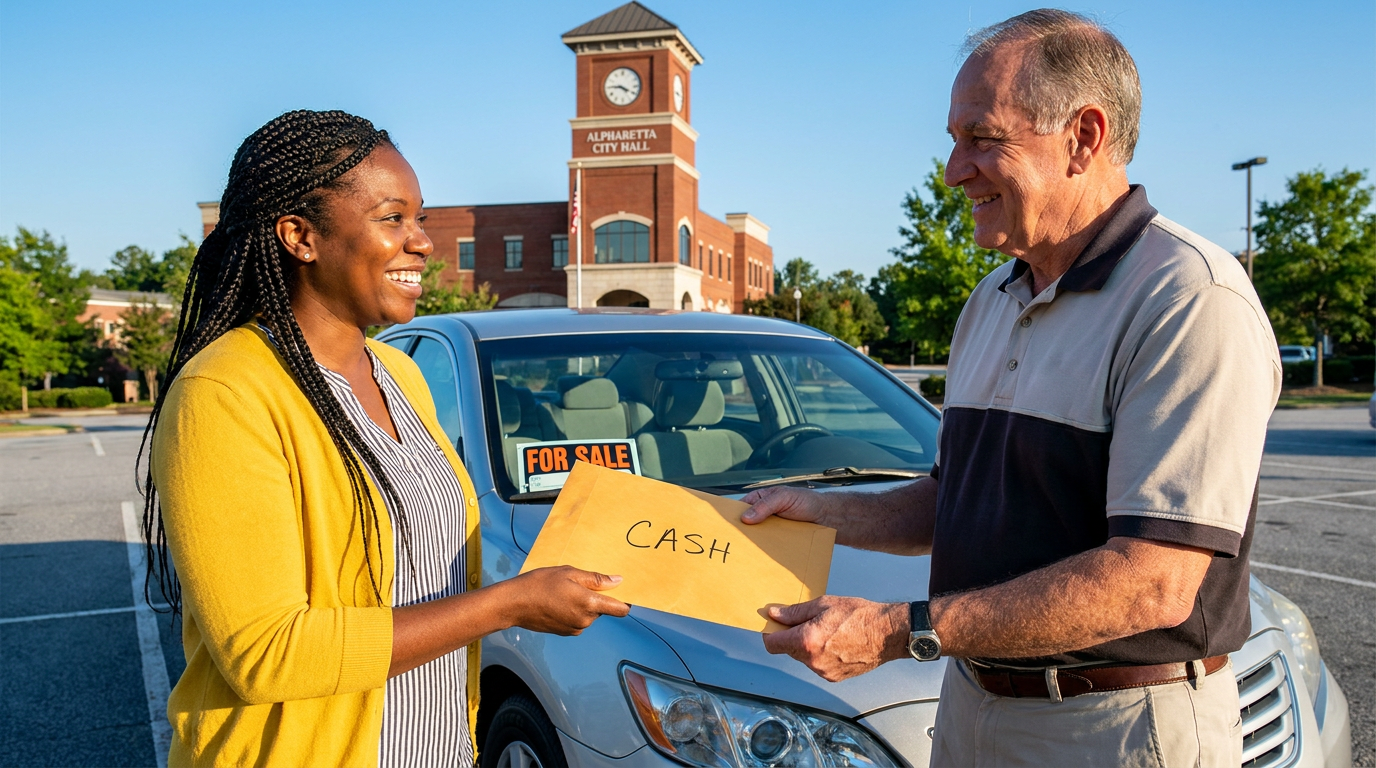 Cash for cars pickup in Alpharetta, GA